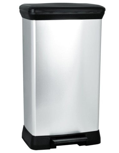 PAPELERA INOX 50L con PEDAL
