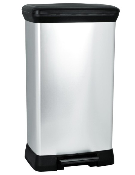 PAPELERA INOX 50L con PEDAL